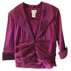 Bellissima Fashions Amethyst Blouse Top Size XL